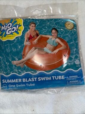 Summer Blast Red Swim Tube - One Pack